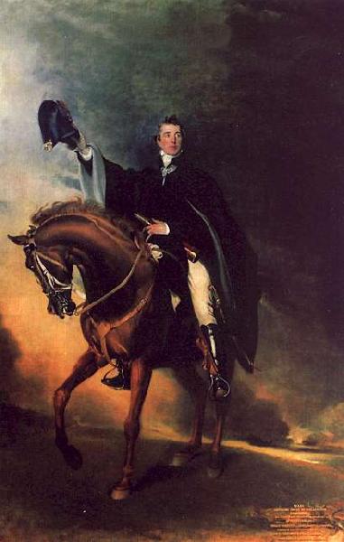 Sir Thomas Lawrence The Duke of Wellington Sweden oil painting art